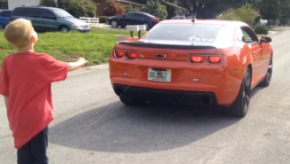 Watch This Florida Father Pull His Son’s Tooth Using The Power Of His Camaro