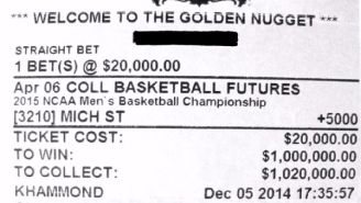 One Man Stands To Win $1,000,000 If Michigan State Wins The Title And Vegas Is Freaking Out