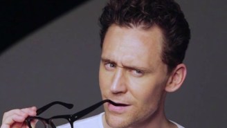 Tom Hiddleston posing for Red Nose Day charity will explode your ovaries