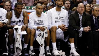 After Tim Duncan Hyperextends Elbow, His Girlfriend Rightfully Complains About No Call