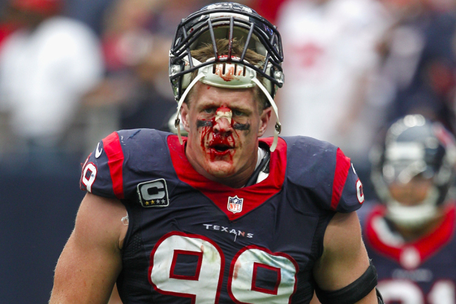 Texans' J.J. Watt adjusting to playing with broken hand