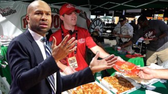 Derek Fisher Blames A Pizza Promotion For The Wizards ‘Showing Off’ During Their Win Against The Knicks