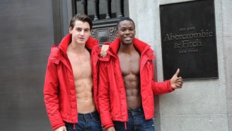 Abercrombie & Fitch Is Making Male Models Wear Shirts So We Can Feel Better About Ourselves