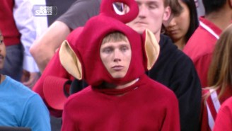 This Teletubby Is The Saddest Wisconsin Fan Ever