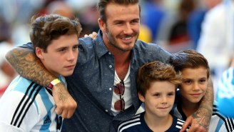 Here’s David Beckham Trolling His Son By Stealing His Thunder On Instagram