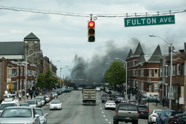 Protests in Baltimore After Funeral Held For Baltimore Man Who Died While In Police Custody