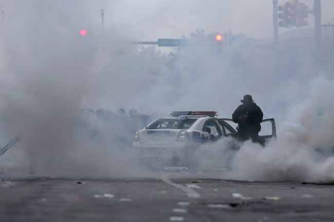 Protests in Baltimore After Funeral Held For Baltimore Man Who Died While In Police Custody