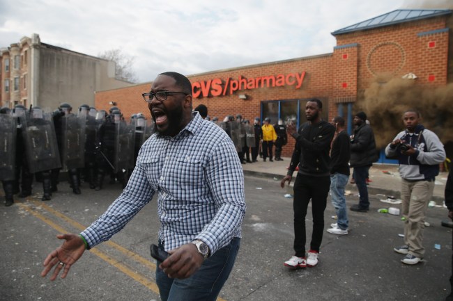 Protests in Baltimore After Funeral Held For Baltimore Man Who Died While In Police Custody