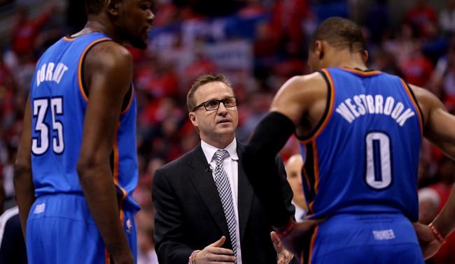 Kevin Durant, Scott Brooks, Russell Westbrook