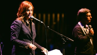 Amy Poehler, Will Forte turn poetry into slam dunk during Lynch Foundation show