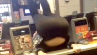 Watch This Drunk Swedish Girl Attempt To Back Flip In A McDonald’s