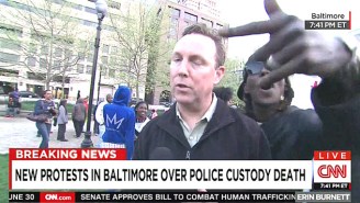 Things Got Ugly As CNN Tried To Report From The Baltimore Protests