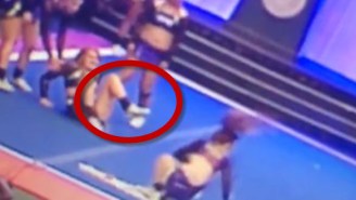 This Cheerleader Suffered One Of The Most Horrific Leg Injuries You’ll Ever See