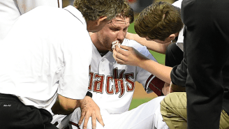 A Line Drive To The Face Of A Diamondbacks Pitcher Caused A Gruesome Looking Injury
