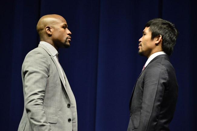 Floyd Mayweather And Manny Pacquiao Los Angeles Press Conference