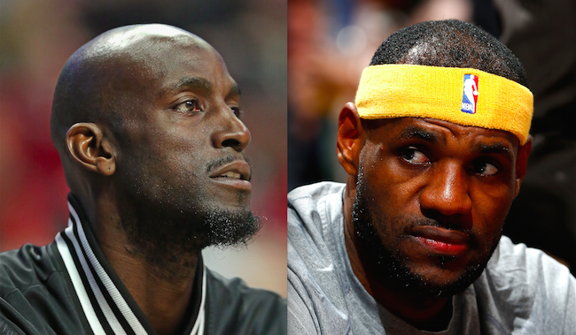 Kevin Garnett, LeBron James