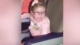 Watch An Entire Plane Full Of Passengers Sing Happy Birthday To A Paralyzed Little Girl