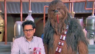 J.J. Abrams And Chewbacca Took The #TwizzlerChallenge, Still Not The Creepiest One