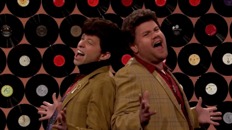 Watch Jon Cryer And James Corden Recreate Duckie’s Dance From ‘Pretty In Pink’