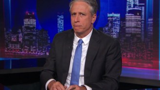 Jon Stewart Geeked Out Over Brock Lesnar While Trying To Report Serious News