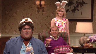 Watch A Creepy Michael Keaton Pick Through His Easter Basket In This Bizarre ‘SNL’ Sketch