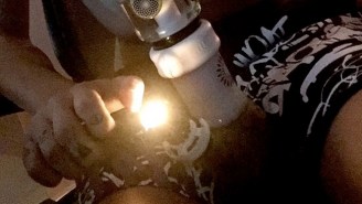 Miley Cyrus Celebrated 4/20 By Smoking A Huge Bong Wearing Nothing But Pasties