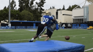 A Defenseless 160-Pound Student Was Destroyed By Myles Jack As Part Of A Student Government Campaign