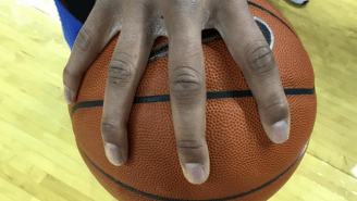 This Photo Of Duke’s Jahlil Okafor Palming A Basketball Will Make You Feel Like A Toddler
