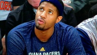 Paul George And Other Pacers Players Wear #HeadbandForCopeland To Honor Injured Teammate