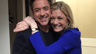 Robert Downey, Jr. Bites Back At Interviewer With Diane Sawyer Photo Op