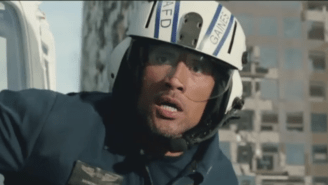 Watch The Rock Try To Rescue Carla Gugino From Certain Death In This New Clip From ‘San Andreas’