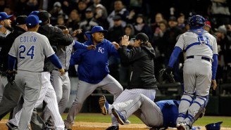 The Royals-White Sox Bench Clearing Brawl Featured This Wildly Thrown Haymaker