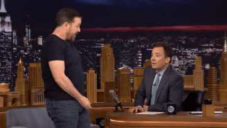 Ricky Gervais Talked About The Time He Accidentally Peed On His Girlfriend