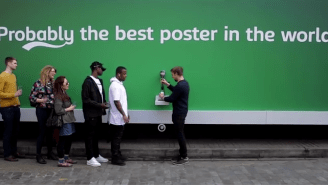 This Carlsberg Billboard Served Real Beer To People In London