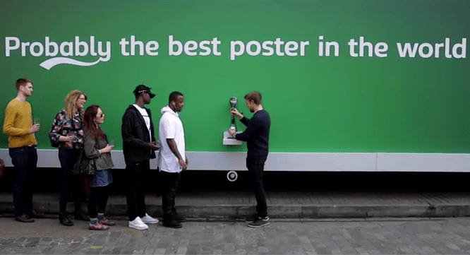 This Carlsberg Billboard Served Real Beer To People In London