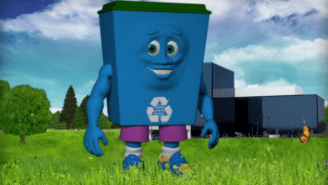 The NSA’s New Recycling Mascot ‘Dunk’ Will Haunt Your Dreams