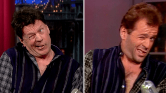 Watch Bruce Willis Attempt To Channel His 1985 Look On ‘Letterman’