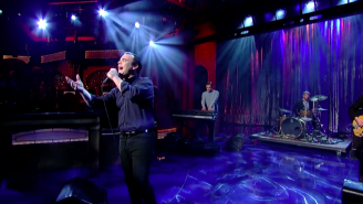Future Islands Dedicated Their David Letterman Performance To The People Of Baltimore