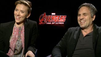 Mark Ruffalo and Scarlett Johansson on making fans crazy in ‘Ultron’