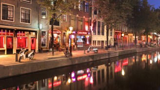 Amsterdam Sex Workers Took To The Streets To Protest The Closing Of Their Red Light District Windows