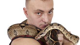 This Man Tried To Make Out With A Venomous Snake, And It Did Not Go Well