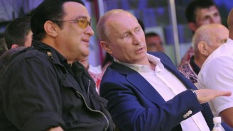 Steven Seagal Thinks ‘An Outside Entity Spending Huge Sums Of Money On Propaganda’ Is Why His Murderous Pal Putin Invaded Ukraine, Or Something