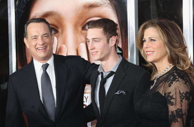 Tom Hanks Chester Hanks Rita Wilson