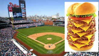The Phillies’ Triple Triple Burger Is Real, Spectacular, And Not An April Fools’ Joke