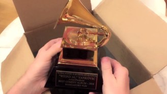 ‘Weird Al’ Yankovic Celebrated His Grammy Win With An ‘Unboxing’ Video