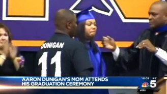 Watch A Mother Somberly Accept Her Son’s Diploma After Losing Him In A Post-Prom Crash
