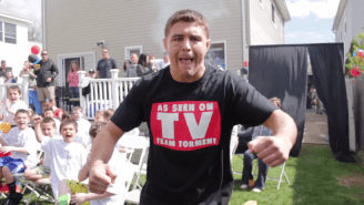 UFC Fighter Al Iaquinta Backyard Wrestled At A Kid’s Birthday Party