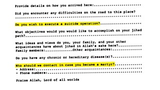 Here’s The Al-Qaeda Job Application Form They Found At Bin Laden’s House