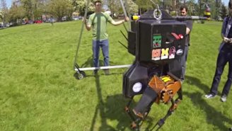College Students Pelt A Robot With Dodgeballs For Science!