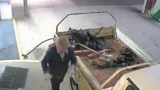 Watch This Australian Man Repeatedly Fail To Steal An ATM